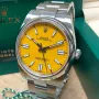 OYSTER PERPETUAL 124300 Series（Yellow）