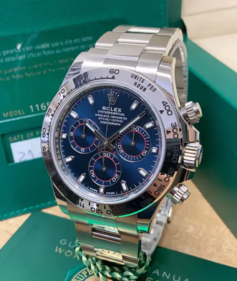 Rolex Daytona Blue White Gold m116509-0071 40mm