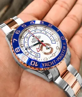 Rolex YACHT-MASTER II--(Rose Gold Strap) 116681-78211
