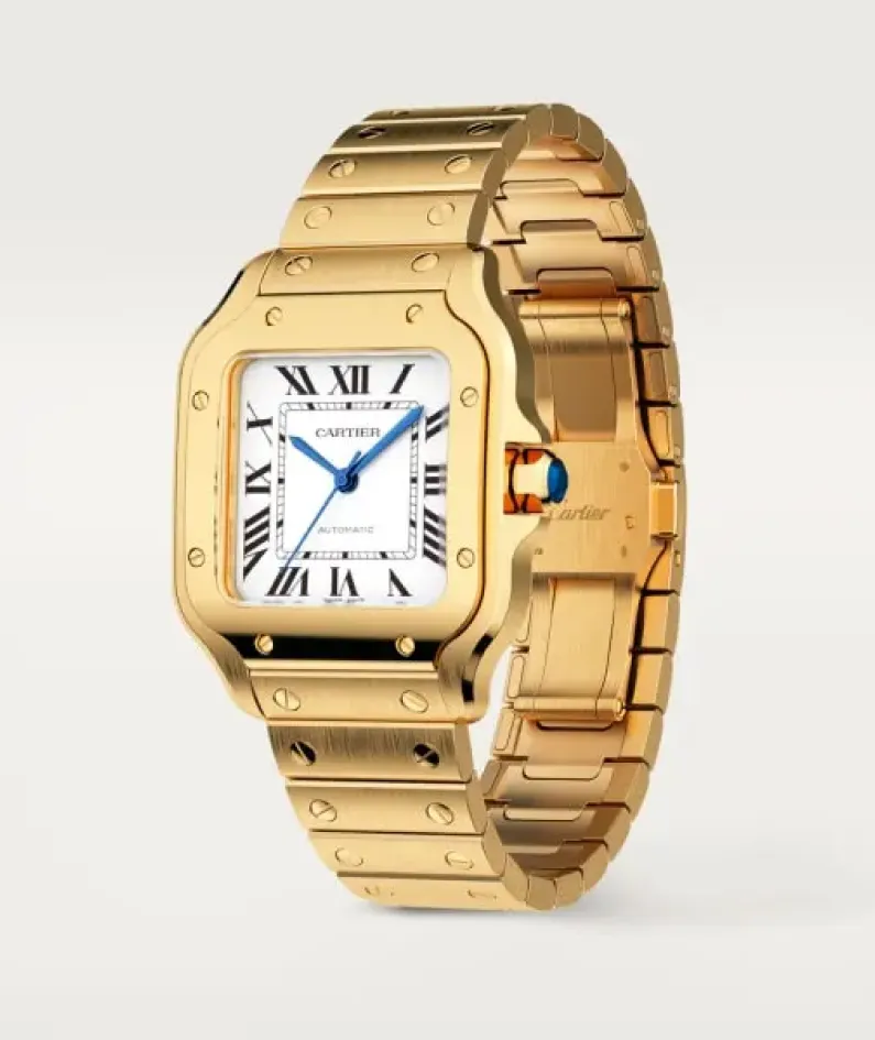 CARTIER santos 18kt Yellow Gold Men's WatchItem -SANTOS DE CARTIER WATCH
