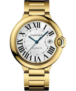 BALLON BLEU DE CARTIER WATCH 36 mm, mechanical movement with automatic winding, yellow gold
