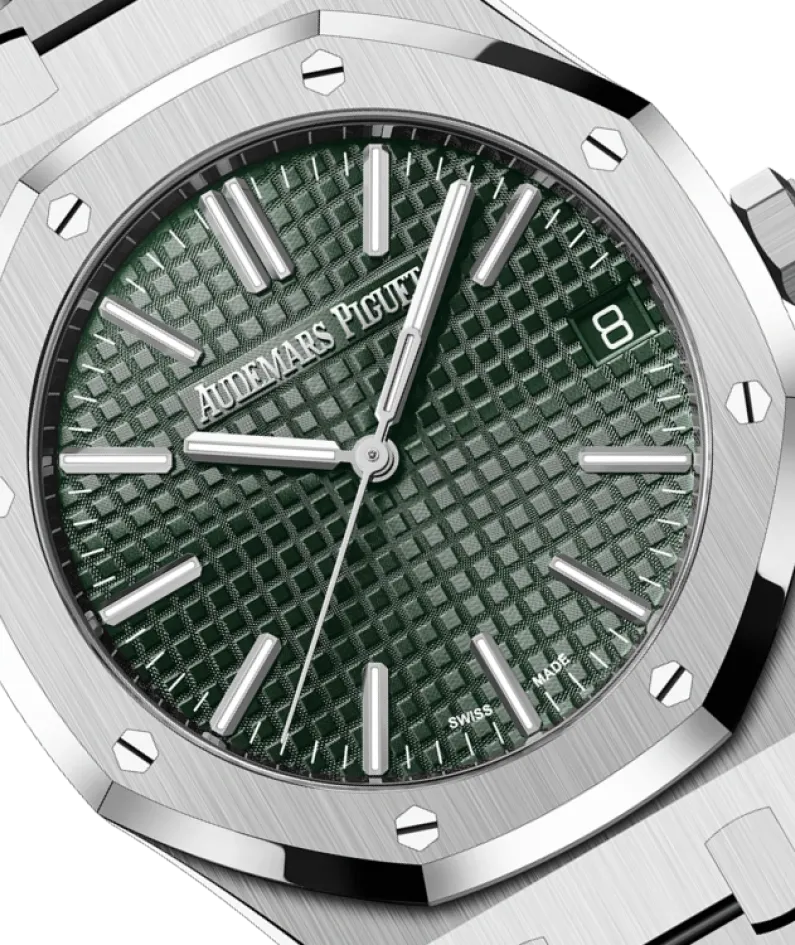 ROYAL OAK SELFWINDING 50TH ANNIVERSARY Ref. 15510ST.OO.1320ST.04 This 41 mm Royal Oak Selfwinding in stainless steel sports(AAAAA version) ROYAL OAK SELFWINDING 50TH ANNIVERSARY Ref. 15510ST.OO.1320ST.04 This 41 mm Royal Oak Selfwinding in stainless steel sports(AAAAA version)