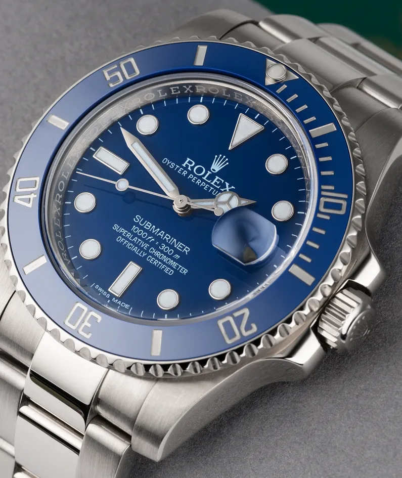 Rolex Submariner 116619LB-97208 Blue dial watch