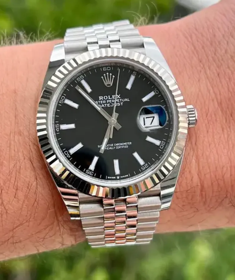 Rolex Datejust 41 Blue m126334-0017 Jubilee 18k White Gold