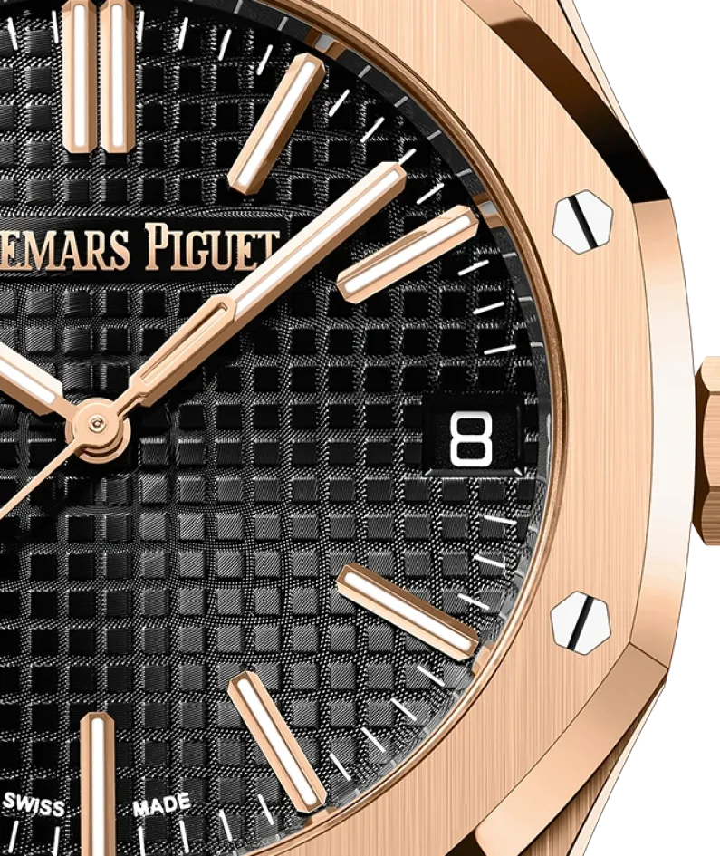 ROYAL OAK SELFWINDING  50TH ANNIVERSARY  Ref. 15510OR.OO.D002CR.01 This 18-carat pink gold Royal Oak Selfwinding in 4