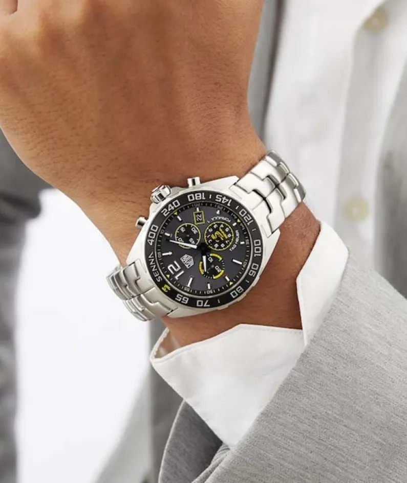 TAG HEUER FORMULA 1 X SENNA Quartz Chronograph - Diameter 43 mm CAZ101AF.BA0637