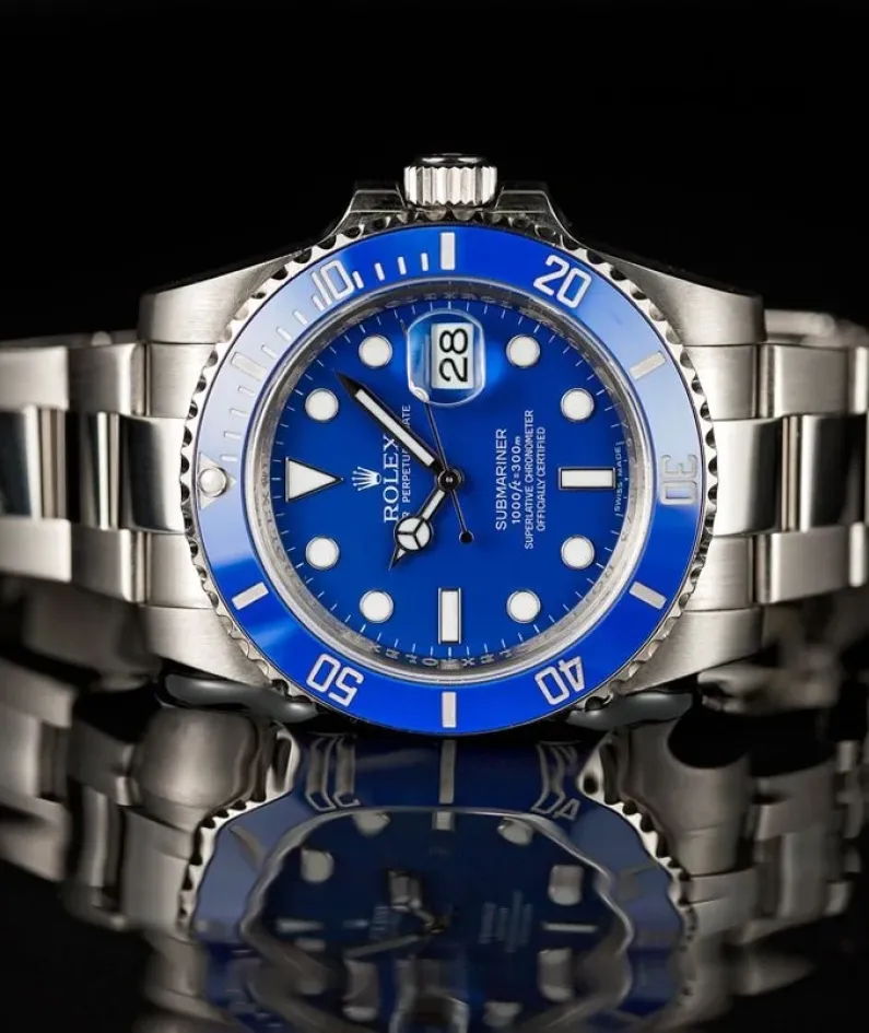Rolex Submariner 116619LB-97208 Blue dial watch