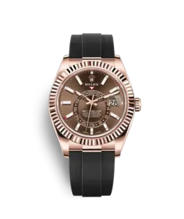 Rolex Sky-Dweller Oyster 42 mm Everose gold 326235-0005 New