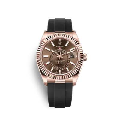 Rolex Sky-Dweller Oyster 42 mm Everose gold 326235-0005 New