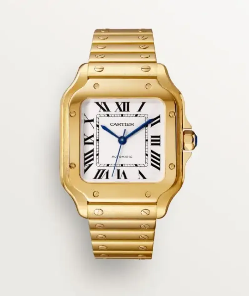 CARTIER santos 18kt Yellow Gold Men's WatchItem -SANTOS DE CARTIER WATCH