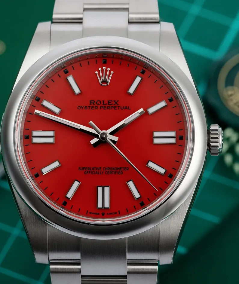 OYSTER PERPETUAL 124300 Series（orange）