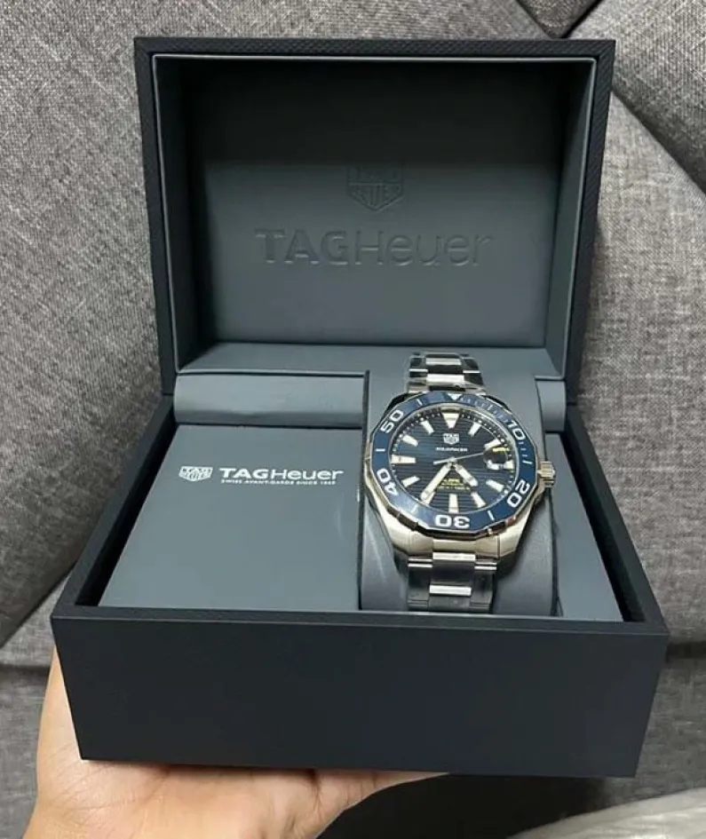 TAG HEUER AQUARACER Automatic Watch - Diameter 43 mm WAY201B.BA0927