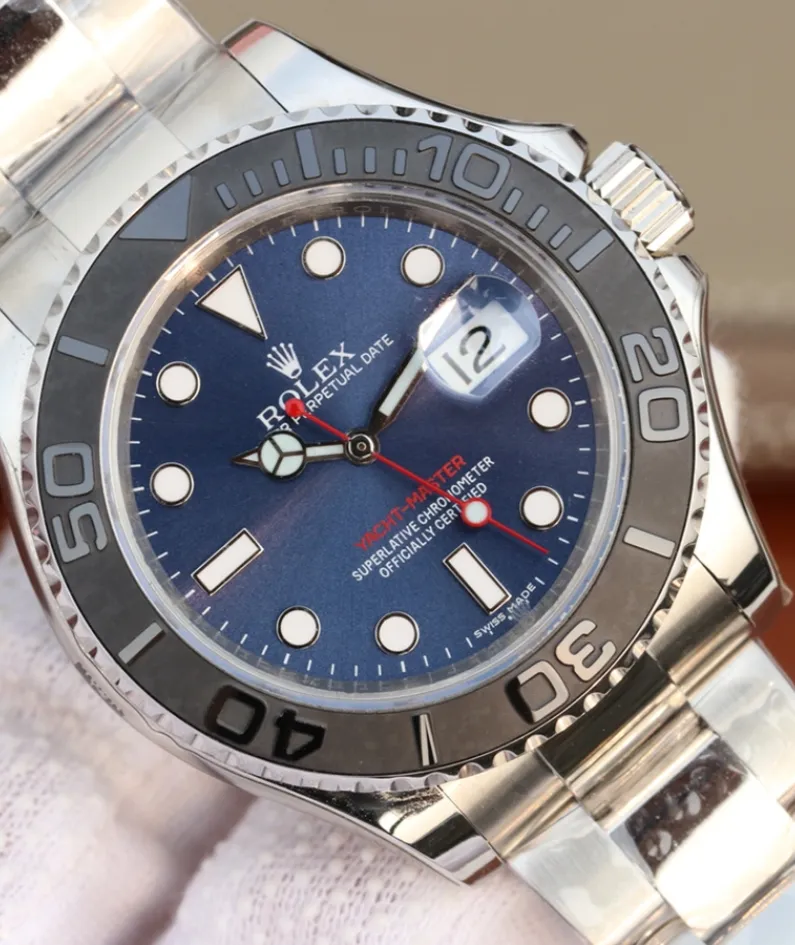 YACHT MASTER 1 ( BLACK & BLUE DIAL ) STAINLESS STEEL 40MM M116622