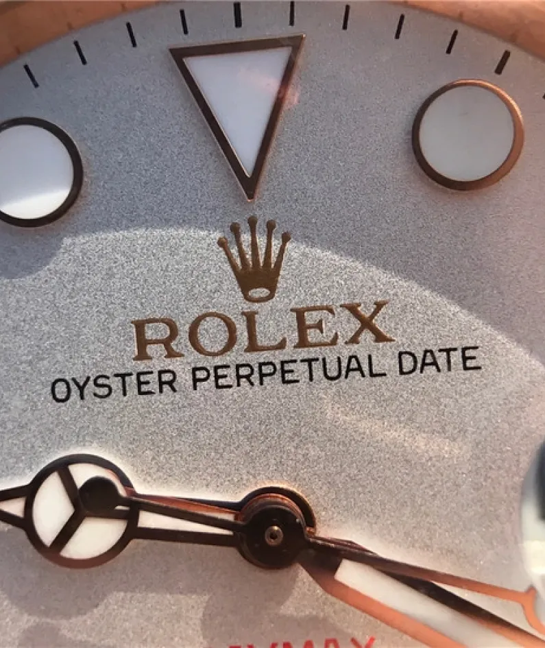 YACHT MASTER 1 BAYMAX ROSE GOLD MIX WHITE RUBBER STRAP 40MM 116655-Oysterflex Bracelet white