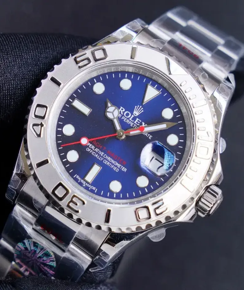 YACHT MASTER 1 PURE SILVER STAINLESS STEEL MULTIPLE DIAL OPTIONS 40MM 116622-78760
