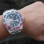 SUBMARINER SILVER BLUE / RED DIAMOND 40MM 116759 SAru-78209