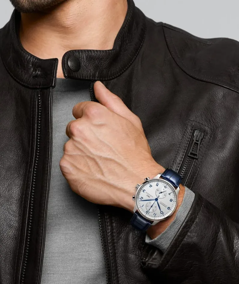 IWC Portugieser IW371446 watch (Portuguese blue needle)