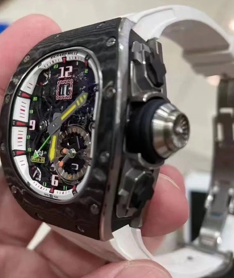 Richard mille RM 62-01 Manual Winding Tourbillon vibrating alarm ACJ