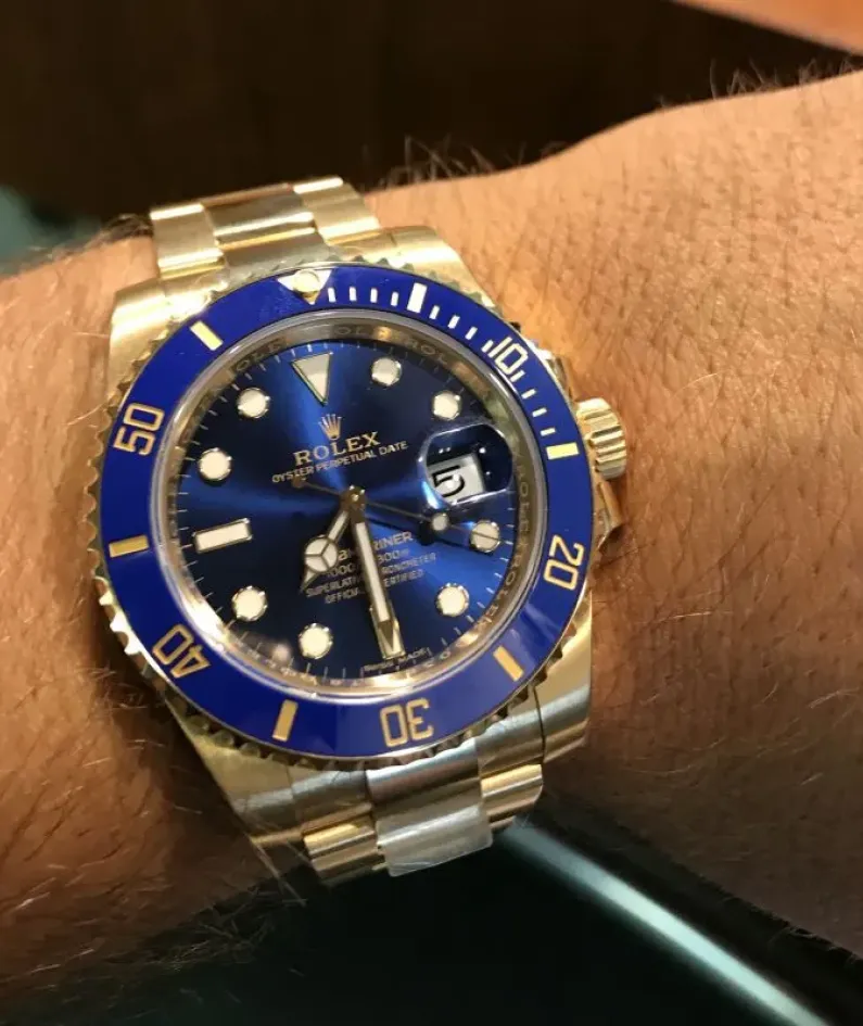 Rolex Submariner 116619LB-97208 Blue dial watch