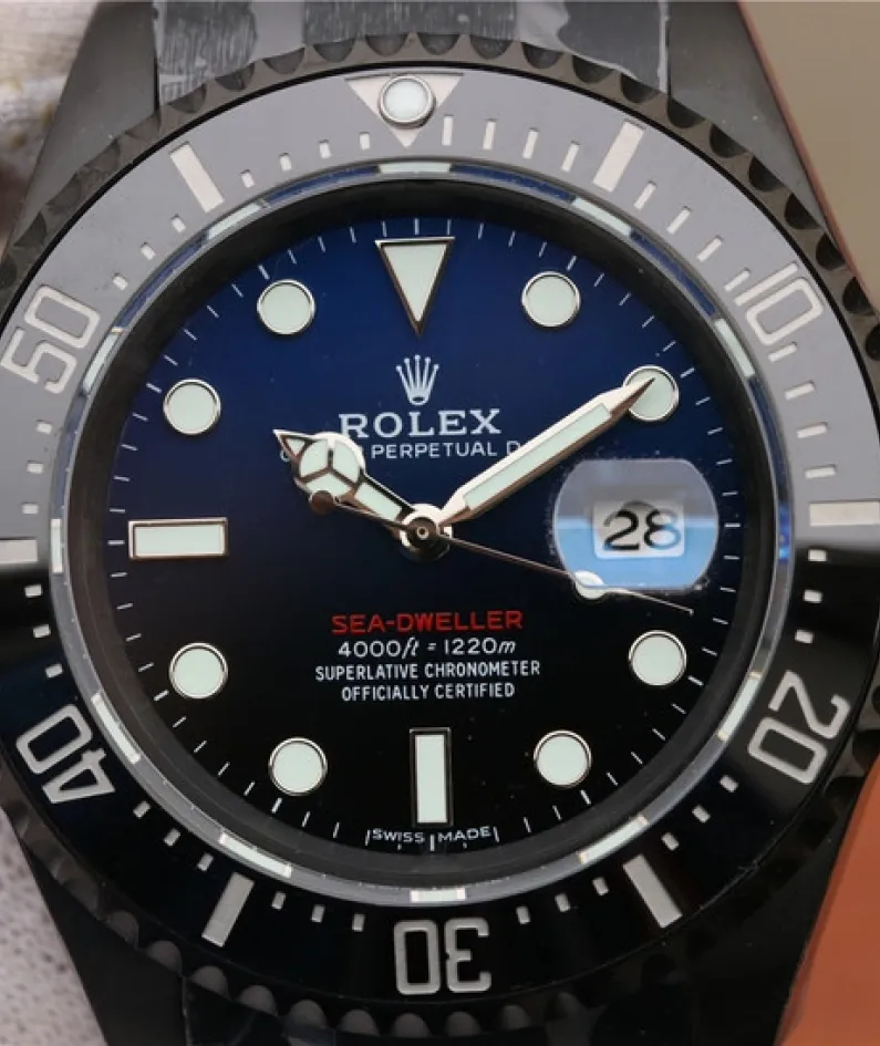 SEA DWELLER FULL BLACK MULTIPLE DIAL COLOR OPTIONS 43MM