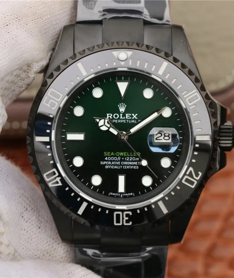 SEA DWELLER FULL BLACK MULTIPLE DIAL COLOR OPTIONS 43MM
