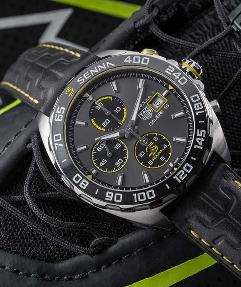TAG HEUER FORMULA 1 X SENNA Automatic Chronograph - Diameter 44 mm CAZ201B.FC6487