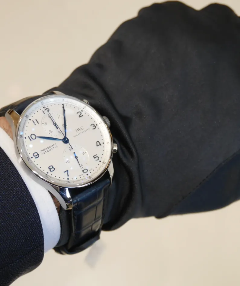 IWC Portugieser IW371446 watch (Portuguese blue needle)