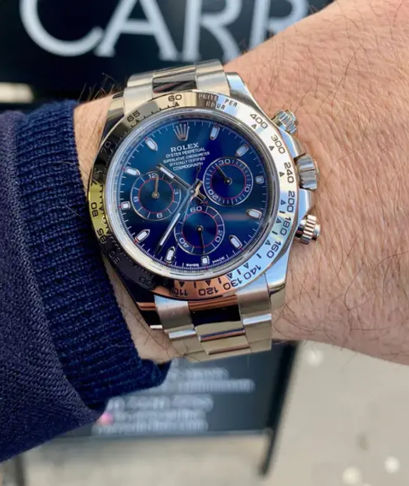 Rolex Daytona Blue White Gold m116509-0071 40mm