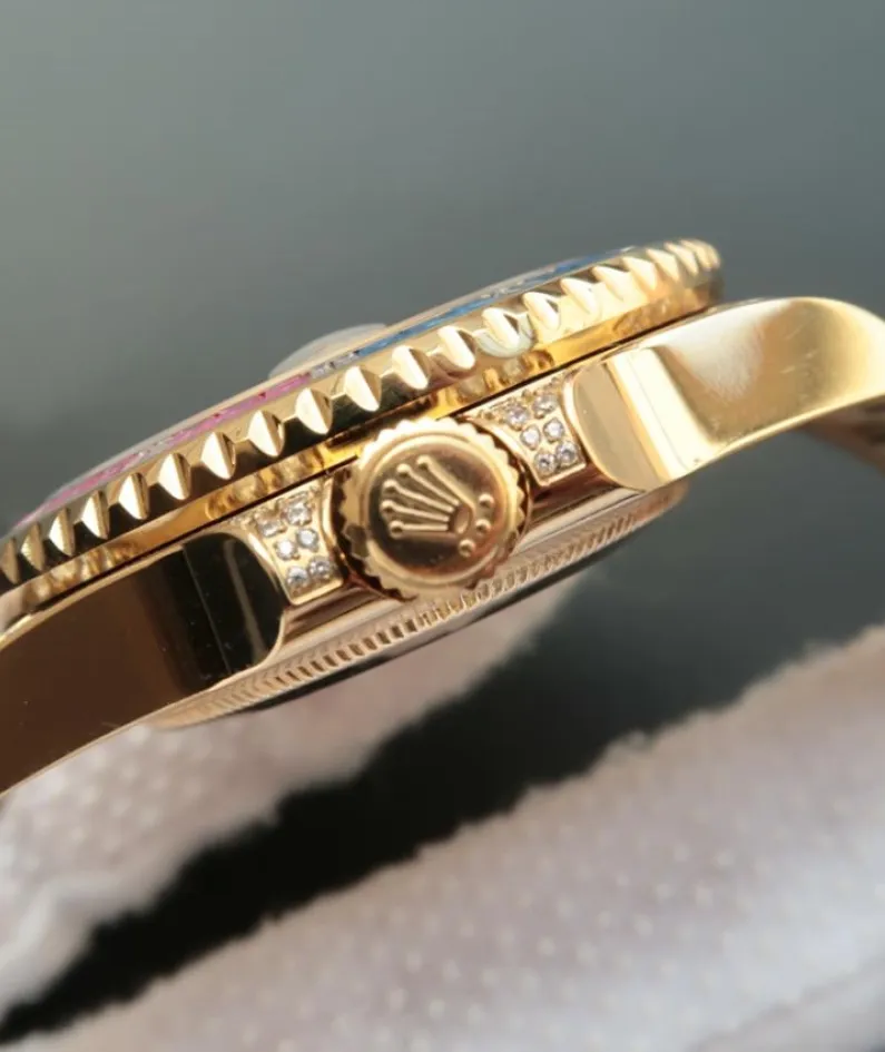 GMT MASTER 2 GOLDEN RAINBOW DIAMOND 40MM 116758 SAru-78208