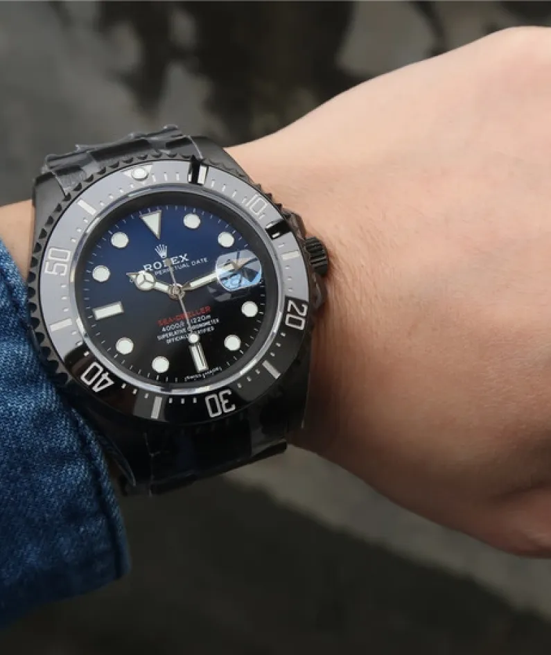 SEA DWELLER FULL BLACK MULTIPLE DIAL COLOR OPTIONS 43MM
