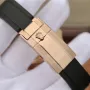 YACHT MASTER 1 GOLDEN DIAMOND DIAL RUBBER STRAP 40MM m126655-0005