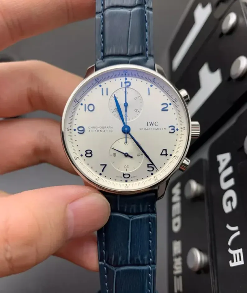 IWC Portugieser IW371446 watch (Portuguese blue needle)