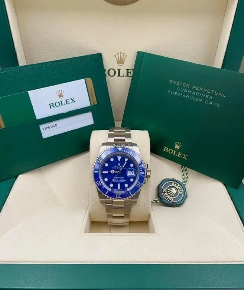 Rolex Submariner 116619LB-97208 Blue dial watch