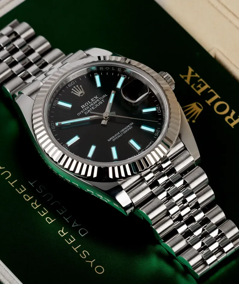 Rolex Datejust 41 Blue m126334-0017 Jubilee 18k White Gold