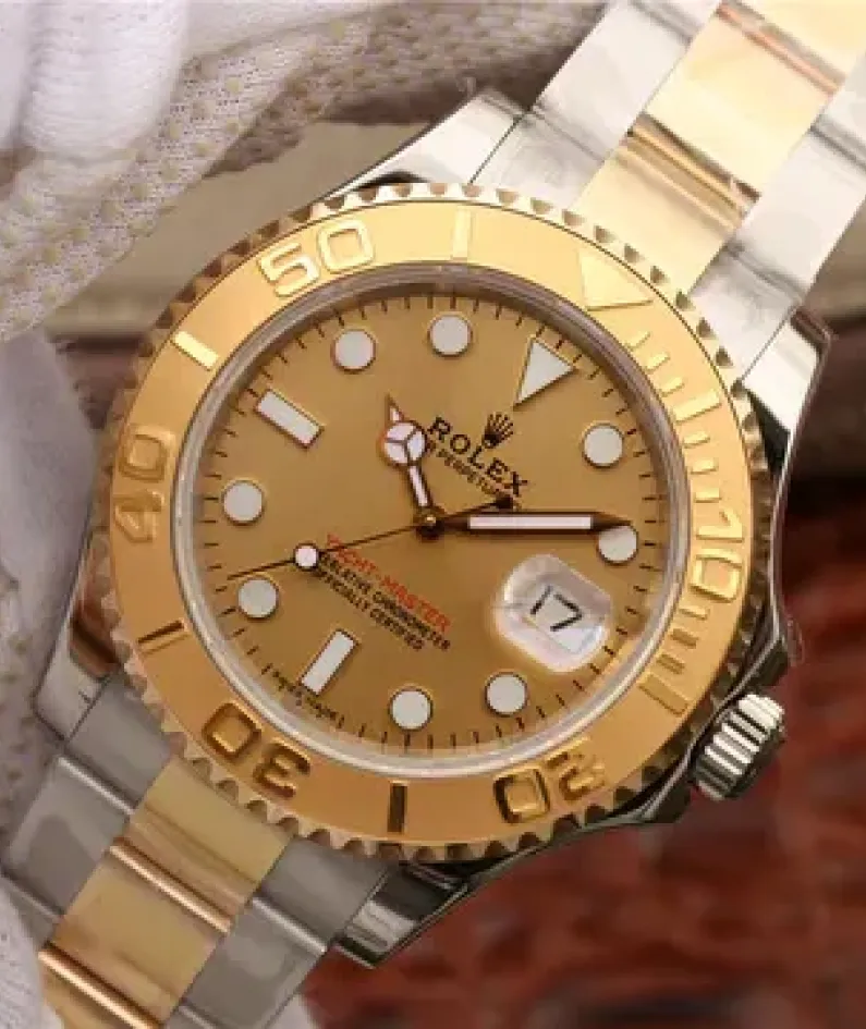 YACHT MASTER 1 GOLDMIX (GOLDEN DIAL ) STAINLESS STEEL 40MM 16623
