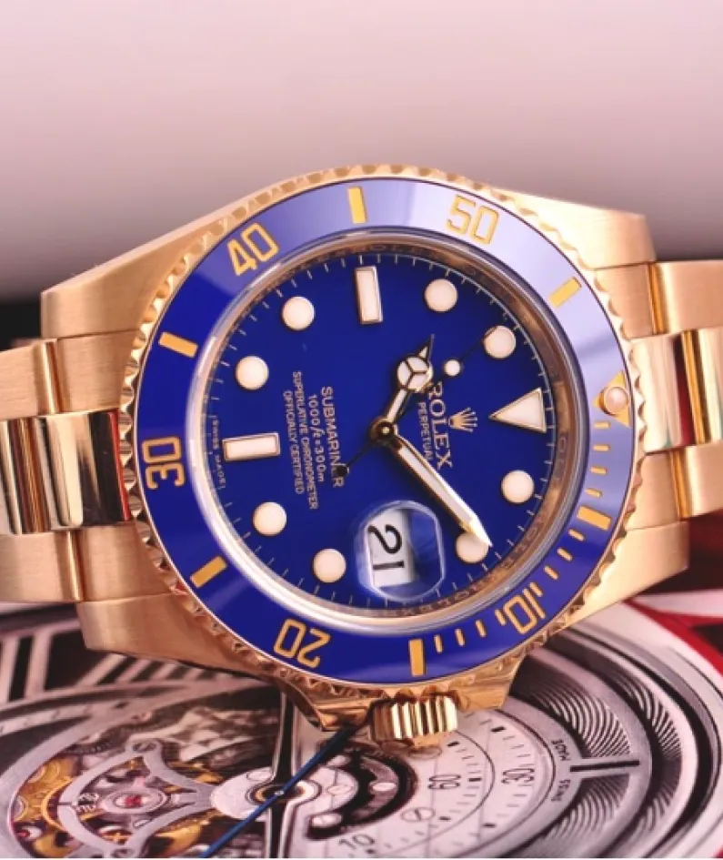 Rolex Submariner m116618lb-0003 Blue dial watch
