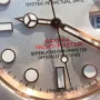 YACHT MASTER 1 BAYMAX ROSE GOLD MIX WHITE RUBBER STRAP 40MM 116655-Oysterflex Bracelet white