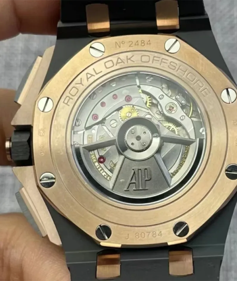 Modified Dial-APF New Color Royal Oak Offshore 44mm RG Bezel (AAAAA version) Modified Dial-APF New Color Royal Oak Offshore 44mm RG Bezel (AAAAA version)