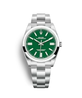 OYSTER PERPETUAL 124300 Series（green dial）
