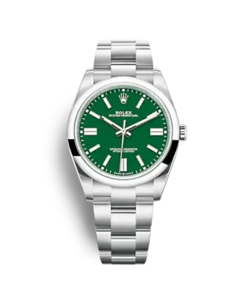 OYSTER PERPETUAL 124300 Series（green dial）
