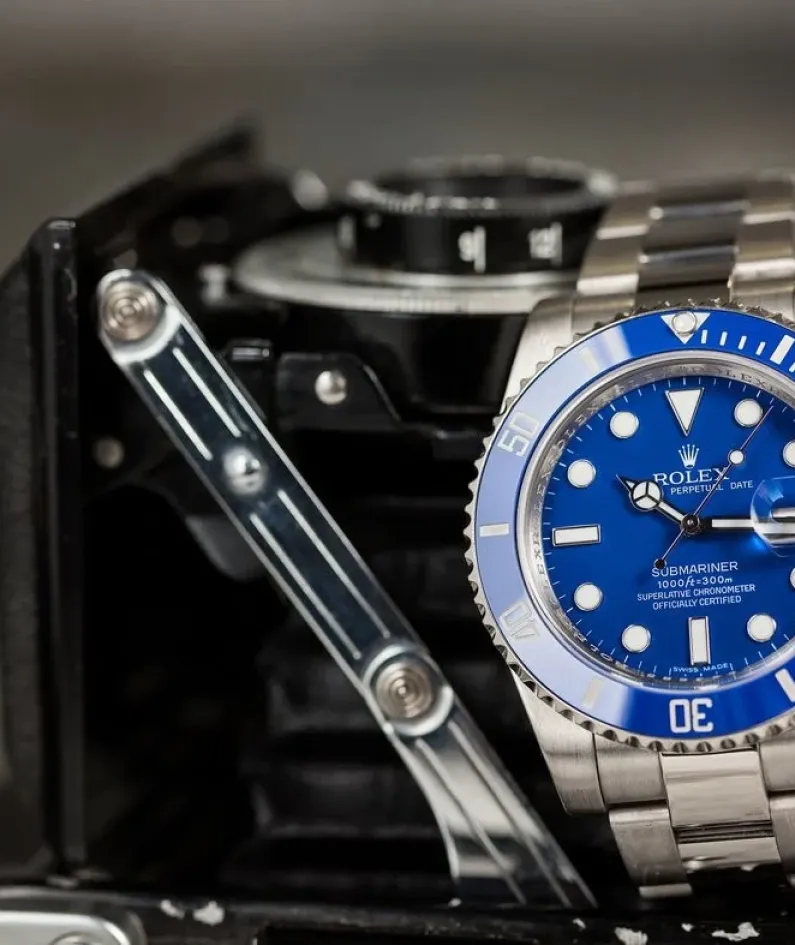 Rolex Submariner 116619LB-97208 Blue dial watch