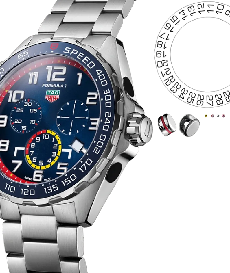 TAG HEUER FORMULA 1 X RED BULL RACING Quartz Chronograph - Diameter 43 mm CAZ101AL.BA0842
