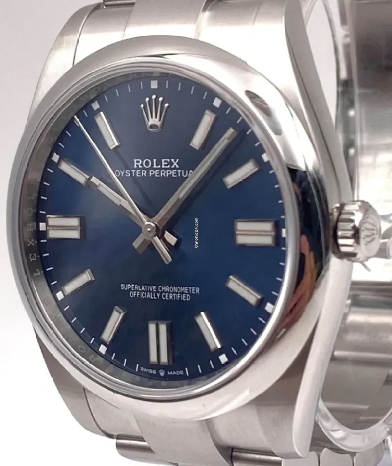 OYSTER PERPETUAL 124300 Series（Blue table）