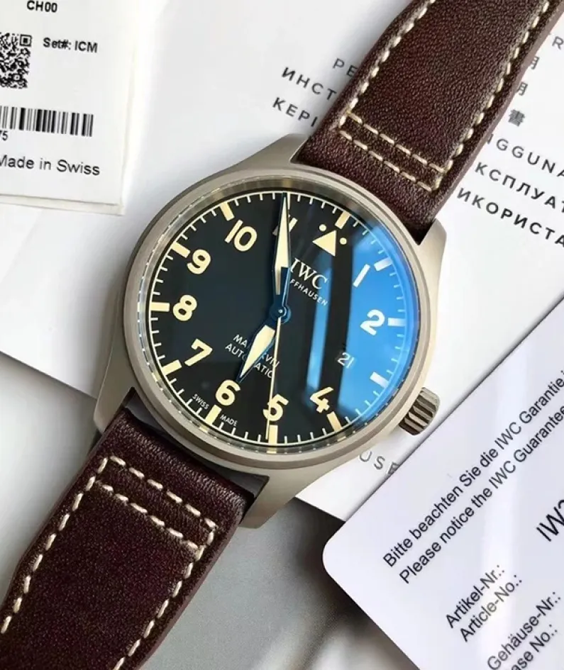 IWC pilot series IW327006 watch