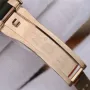 YACHT MASTER 1 GOLDEN DIAMOND BEZEL BLACK DIAL RUBBER STRAP 40MM 116695SATS