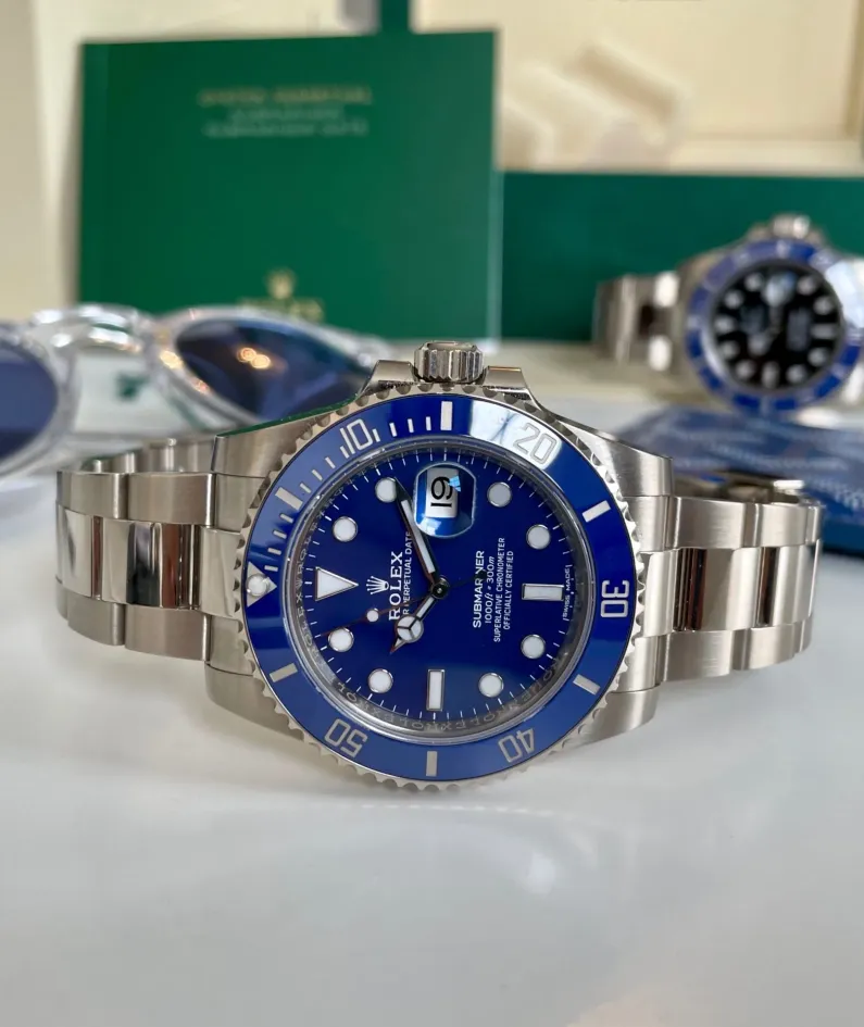 Rolex Submariner 116619LB-97208 Blue dial watch