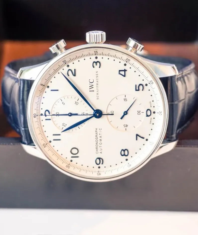 IWC Portugieser IW371446 watch (Portuguese blue needle)