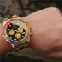 DAYTONA RAINBOW DIAMOND YELLOW GOLD STAINLESS STEEL 40MM 116598 RBOW