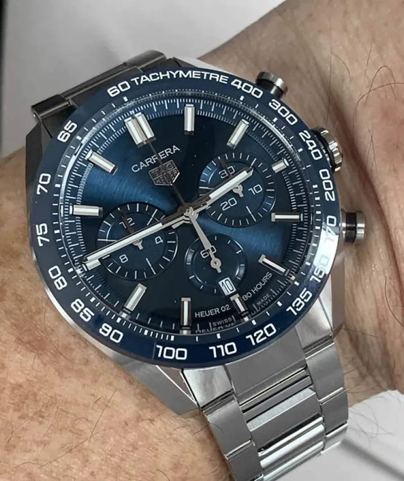 TAG HEUER CARRERA Automatic Chronograph - Diameter 44 mm CBN2A1A.BA0643(AAAAA version)