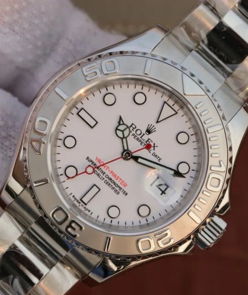 YACHT MASTER 1 PURE SILVER ( WHITE DIAL ) STAIN 168622-78750LESS STEEL 40MM